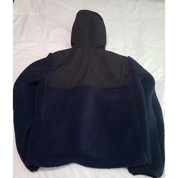 Calvin Klein Sherpa Stripe Full Zip Hooded Jacket - Picture 3 of 3